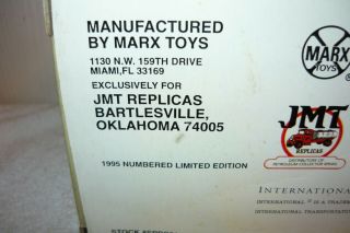 JMT 1941 INTERNATIONAL Airflow PHILLIPS 66 Marx Toys Bank W/Working Lights NIB 3