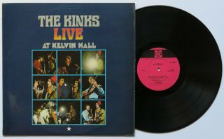 The Kinks Uk Stereo 1st Press Live At Kelvin Hall / And Likely Unplayed Lp