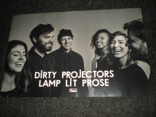 Poster By Dirty Projectors Lamp Lit Prose For The Bands Release Tour Promo Cd