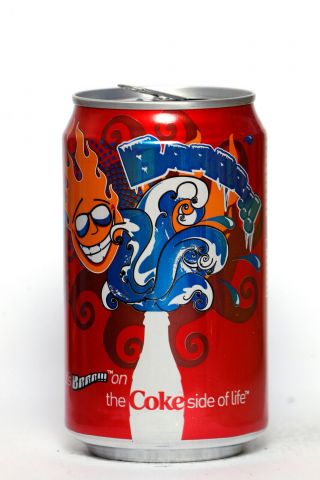 2007 Coca Cola Can From South Africa,  Brrr On The Coke Side Of Life (alu)