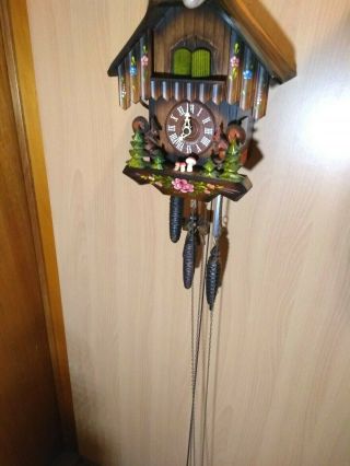 Vintage Cuckoo Clock - Made In Germany,  Music Movement.
