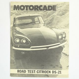 1969 Citroen Ds - 21 Dealer Sales Brochure Motorcade Road Test Article