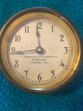 International Time Recording Co Clock
