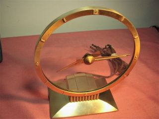 Jefferson Golden Hour Mystery Clock W/ Factory Motor Keeps Accurare Time