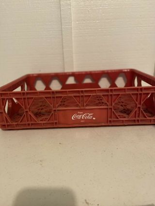 Vintage Coke Coca Cola 1997 Stackable Red Plastic Crate Bottle Carrier