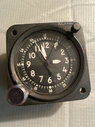 Rare Wakmann Watch Co 8 Day Cockpit Clock Type A - 13A - 2 Full Numerals 3