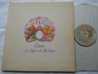 Canada Ex To Nm - Queen A Night At The Opera 1975 Gatefold 7es 1053 Lp Embossed