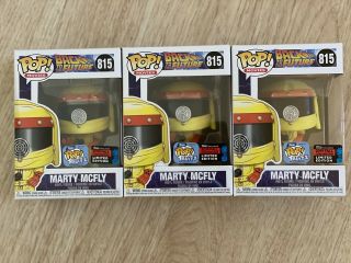 Funko Pop Marty Mcfly 815 Back To The Future 2019 Nycc Shared Exclusive