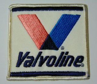 3 " Old Vintage 1980s Valvoline Motor Oil Gas Advertising Uniform Jacket Patch