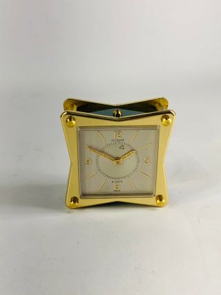 Vintage Jaeger Lecoultre Memovox Miniature Swiss Made Alarm Clock