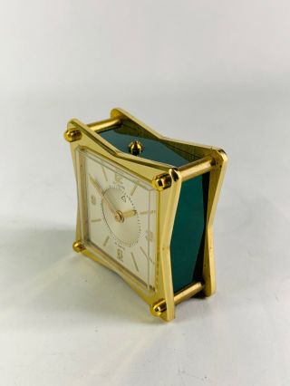 Vintage Jaeger LeCoultre memovox miniature Swiss Made Alarm Clock 3