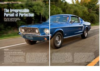 1968 Ford Mustang Gt 428 Cobra Jet 5 - Page Article / Ad