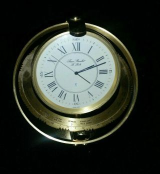 Jean Roulet Le Locle Calendar Desk Clock - Or Repairs - Swissd Made