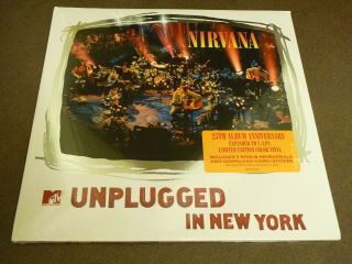 Nirvana Mtv Unplugged In York Limited Edition 2lp Color Vinyl New/sealed