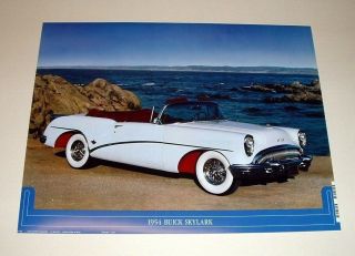 1954 Buick Skylark Photo Poster - St.  Chateaux Galleries - 16x20 - 1986