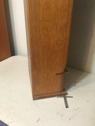 Vintage Oak Simplex Time Recorder Punch Clock Gardner Mass 3