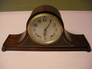 Plymouth Seth Thomas Brass Movement 405 Mantle Clock - Chimes & Strike -