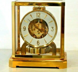 Fully Serviced 1960s Jaeger Lecoultre 528 Atmos Clock 127000 Swiss Time