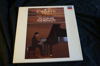Chopin Nocturnes Vladimir Ashkenazy Nm/nm Decca Digital 2 - Lp Box