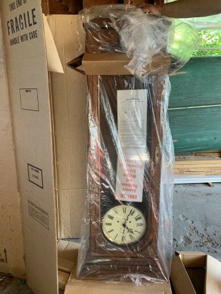 Rare Howard Miller Wall Clock With 2 Weights Model 612/485