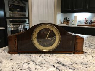 West Germany - Westminster Chime Art Deco Mantle Clock -