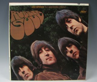 The Beatles Rubber Soul On Capitol St 2442 Nm Lp Vinyl