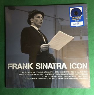 Frank Sinatra Icon Limited Edition Blue Vinyl Wal - Mart Exclusive Lp Record