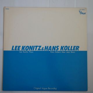 Signed Lee Konitz Plays & Hans Koller Jazz Stars - Vogue (japan) Like Nm