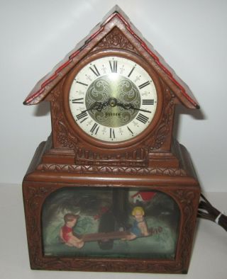 Haddon " The Teeter Totter " Animated And Light Up Electric Clock