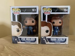 Funko Pop The X - Files Fox Mulder And Dana Scully 183 And 184 See Pictures