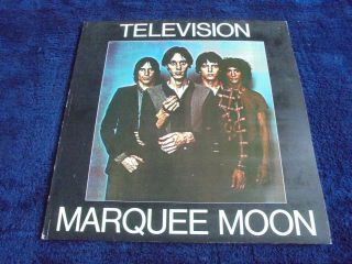 Television - Marquee Moon 1977 Uk Lp Elektra A - 1/b - 2 Punk/kbd
