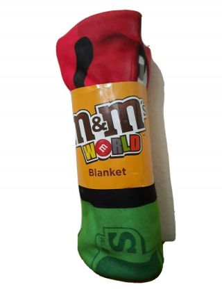 M&M BIG FACE CHARACTERS BLANKET 3