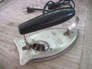 Antique Electrex Electric Travel Iron,  Made By United Drug Co.  In Boston