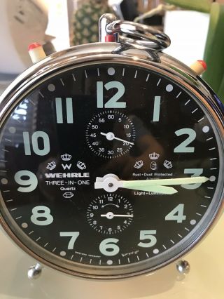 Vintage Wehrle Three In One (quartz) Clock.