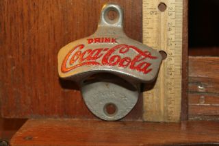 Antique Drink Coca Cola Coke Bottle Opener Starr " X " Brown Co.  Newport News Va