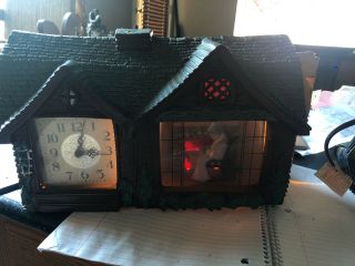 Haddon Home Sweet Home Rocking Granny Electric Mantel Shelf Clock -