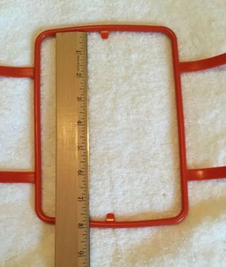 Tupperware PAPRIKA Orange Red Pack - N - Carry Lunch Box Replacement Handle 1322 EUC 3