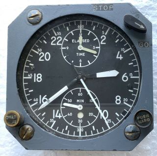 Vintage Breitling Wakmann 8 Day Aircraft Clock