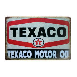 Vintage Motor Oil Metal Plaque - Retro Tin Sign For Gas Station,  Garage,  Bar
