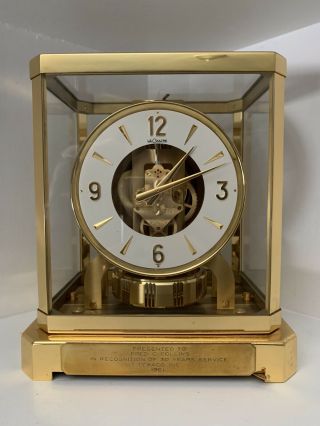 Jaeger Lecoultre Atmos Clock 15 Jewels Model 528 - 6 1960 