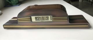 Deco Mid Century Lawson 1948 Weber P40 Style 490 Electric Clock " The Yorker