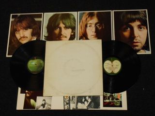 The Beatles - White Album 2 Lp Apple Swbo - 101 Old Pressing Poster,  Photos
