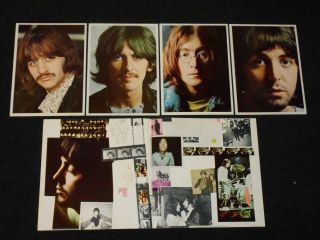 THE BEATLES - WHITE ALBUM 2 LP Apple SWBO - 101 OLD PRESSING Poster,  PHOTOS 2