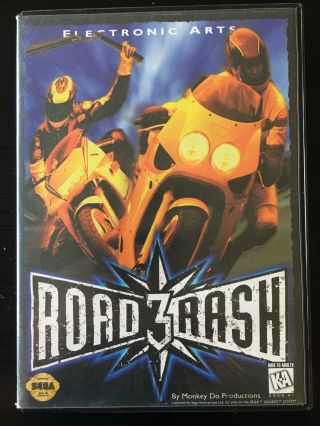 Sega Genesis Road Rash 3 Game