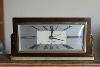Seth Thomas Electric Clock Art - Deco Baxter E 029 - 000 Great See Photos.