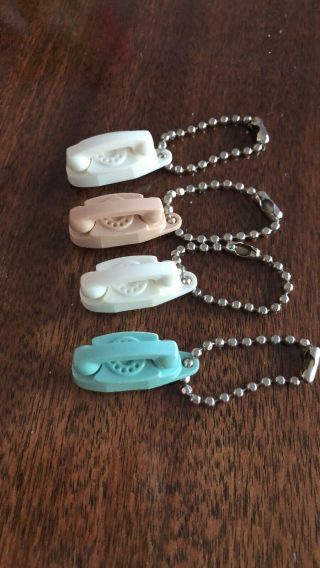 Vintage Tupperware Princess Phone Keychains