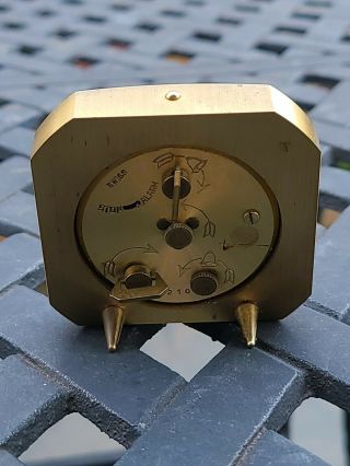 LOOPING 15 Jewels Watch Alarm Travel Clock,  8 Day Swiss 3