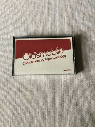 Vintage Oldsmobile Complimentary Tape Cartridge - Audio Cassette Music Tape 1985