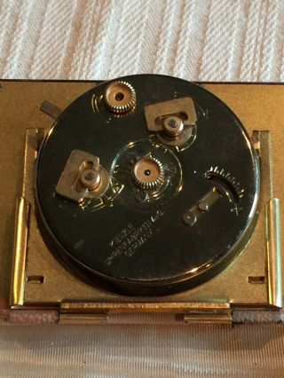Vintage Kienzle Travel Alarm Clock Made In Germany Us Zone 3