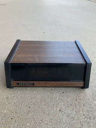 Minty Vintage Heathkit Model Gc - 1107 Amateur Ham Radio Digital Display Clock